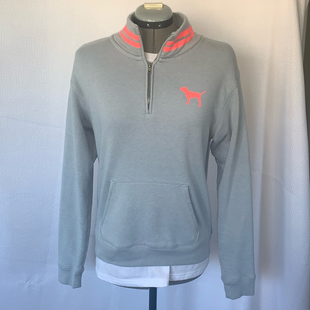 Women's PINK Victoria's Secret quarter zip pullover